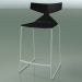 3d model Stackable Bar Stool 3703 (Black, V12) - preview