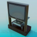 modello 3D TV e ricevitore - anteprima