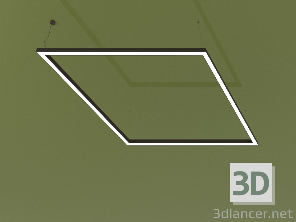 3D Modell Leuchte ROMBO (3339 mm) - Vorschau