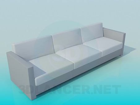 3d model Sofá - vista previa