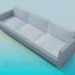 3D Modell Sofa - Vorschau