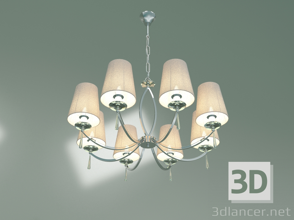 Modelo 3d Candelabro suspenso 60079-8 (cromo) - preview