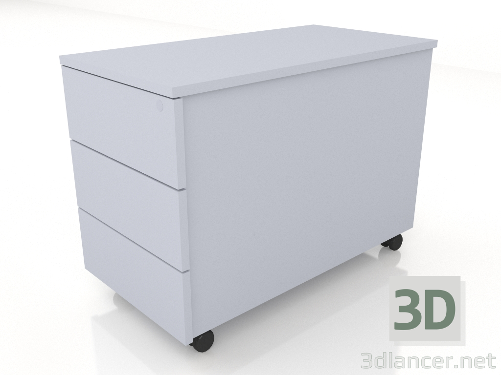 Modelo 3d Pedestal móvel sem alça SLD130 (416x800x586) - preview