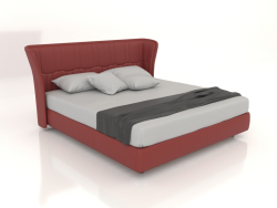 Cama de casal SEDONA (terracota, A2261)