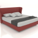 3d model Cama doble SEDONA (terracota, A2261) - vista previa