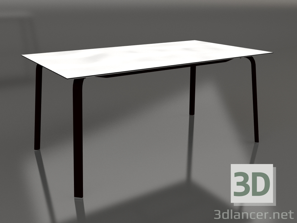 Modelo 3d Mesa de jantar 160 (preta) - preview