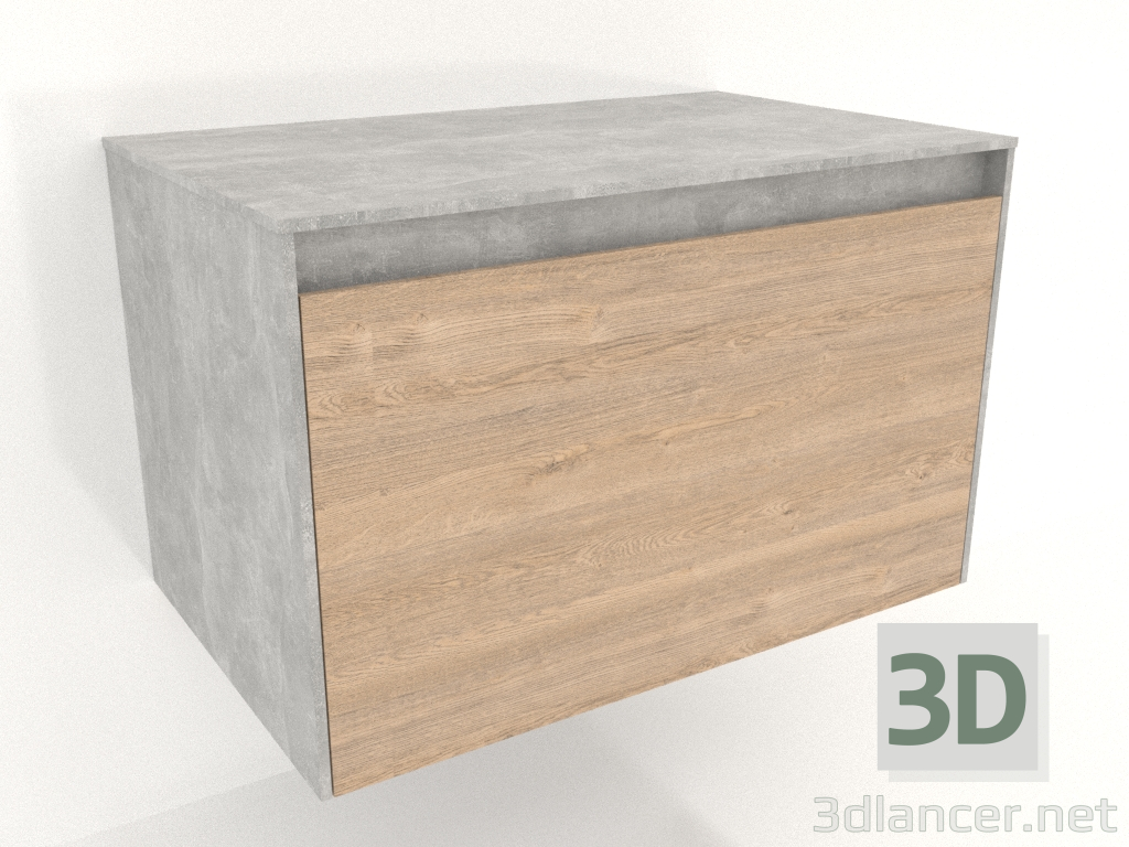 3d model Hanging cabinet 80 cm (MOB0108BS+MOB0708DB) - preview