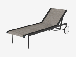 Chaise longue con ruote