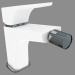 3d model Mezclador para bidet - Hiacynt blanco cromo (BQH W310) - vista previa