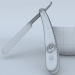 3d Опасная бритва Solingen straight razor Solingen модель купить - ракурс