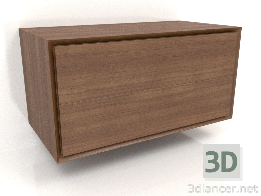 3D Modell Schrank TM 011 (800x400x400, Holzbraun hell) - Vorschau