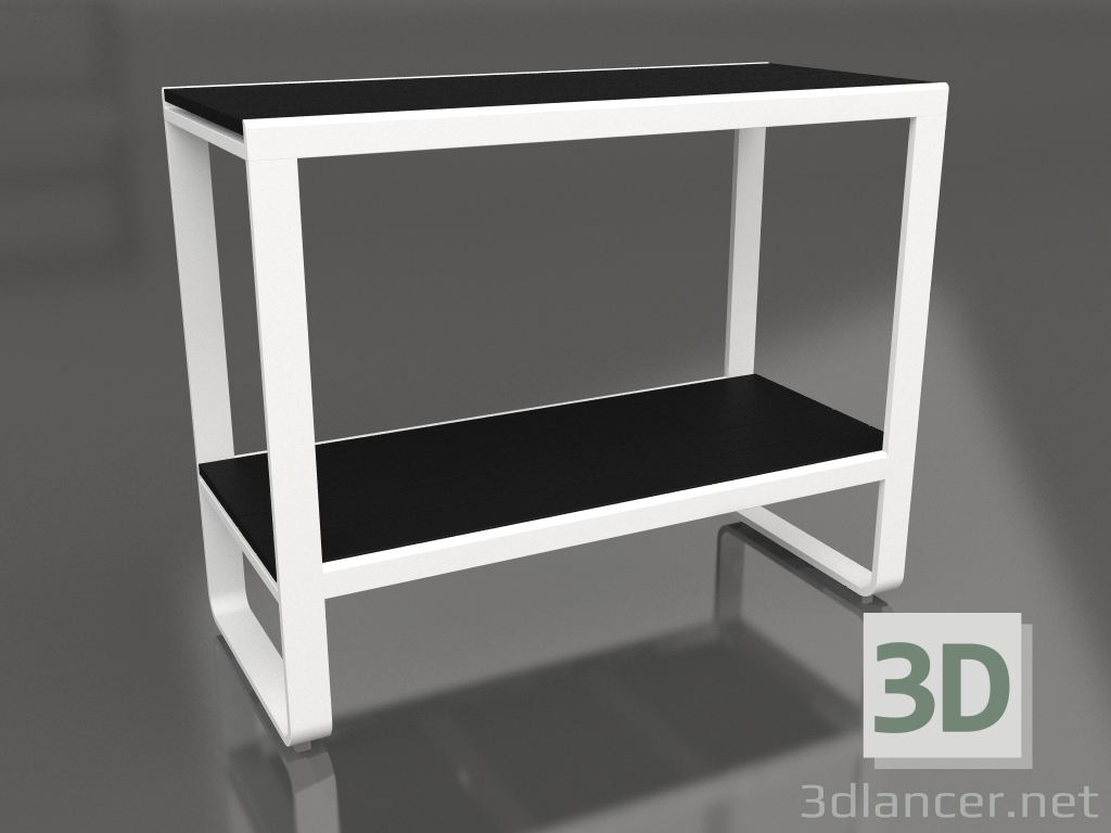 modèle 3D Etagère 90 (DEKTON Domoos, Blanc) - preview