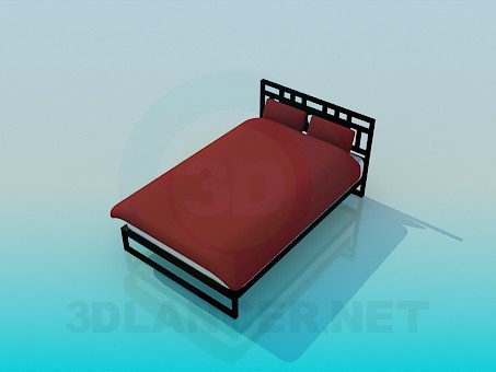 3d model Cama - vista previa