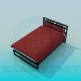 3D Modell Bett - Vorschau