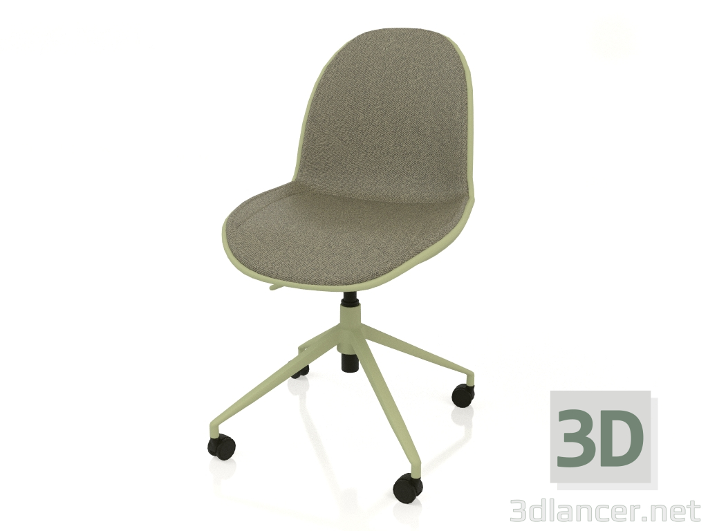 3d model Silla de oficina Albert Kuip (Verde) - vista previa