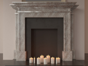 English style fireplace