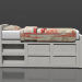 Cama 3D modelo Compro - render