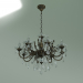 3d model Pendant chandelier 3281-8 (antique bronze-clear crystal Strotskis) - preview