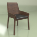 3d model Chair Safia with upholstered seat (black matt) - preview