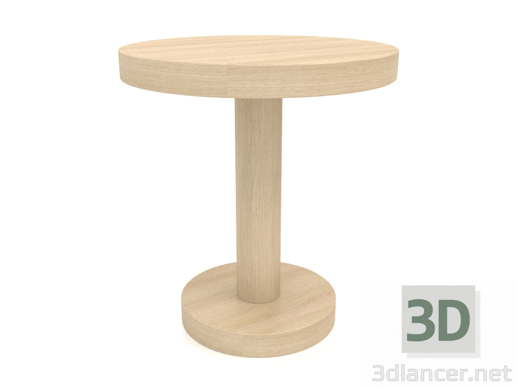 3d model Mesa de centro JT 023 (D=500x550, blanco madera) - vista previa