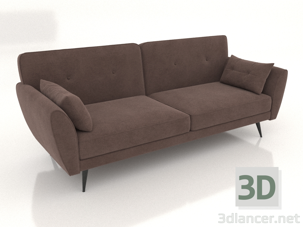 3d model Sofá cama Edimburgo - vista previa