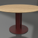 3d model Mesa de comedor Ø130 (Rojo vino, madera de Iroko) - vista previa