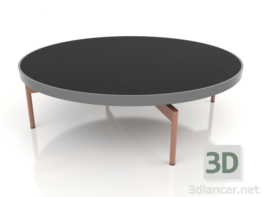 3d model Mesa de centro redonda Ø120 (Antracita, DEKTON Domoos) - vista previa