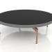 modèle 3D Table basse ronde Ø120 (Anthracite, DEKTON Domoos) - preview