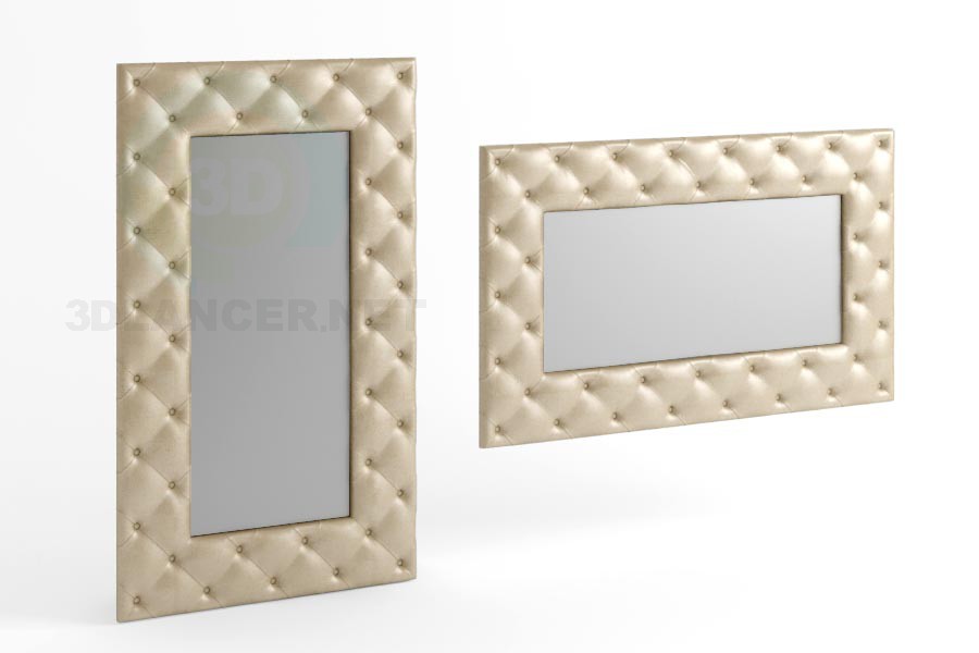 modèle 3D 170 x 100 miroir type 5 - preview