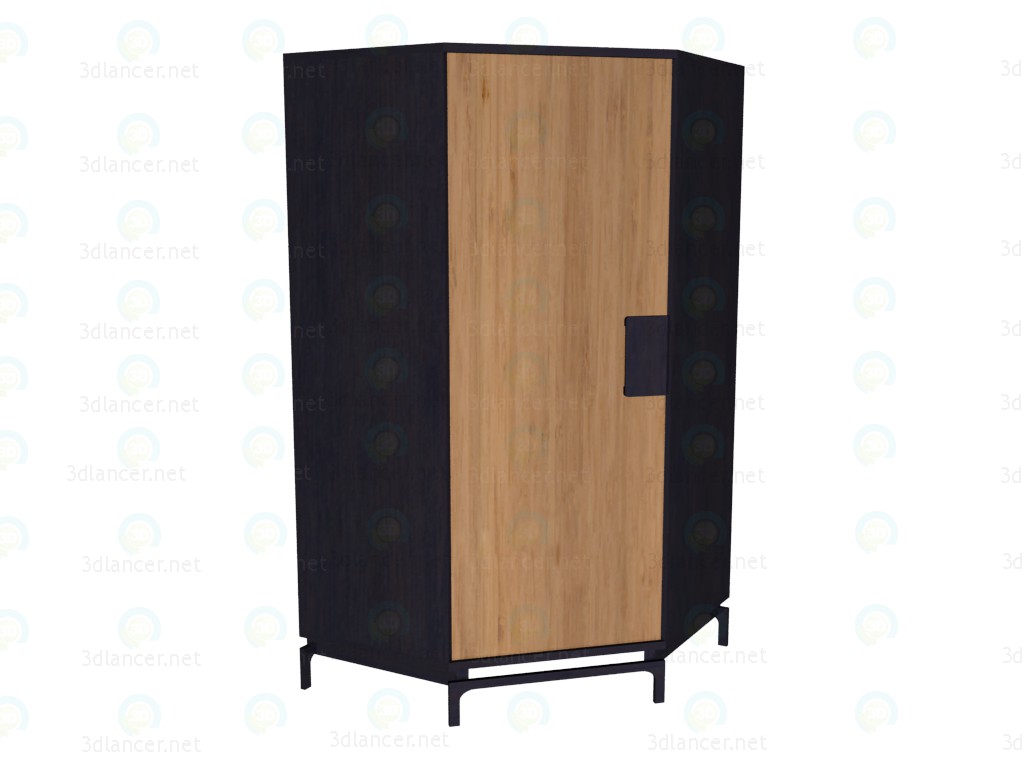 3d model Corner wardrobe - preview