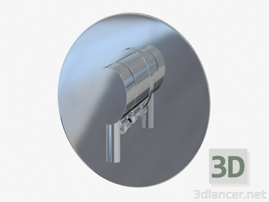 modello 3D Miscelatore doccia incasso (23079 + 09973) - anteprima