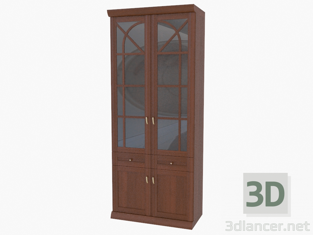 3d model Elemento de la pared del mueble central (235-31) - vista previa