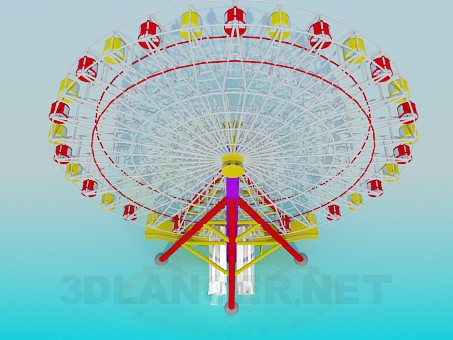 3D Modell Riesenrad - Vorschau