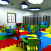 3D 3D Kindergarten Model modeli satın - render