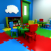 3D 3D Kindergarten Model modeli satın - render