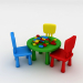 3D 3D Kindergarten Model modeli satın - render