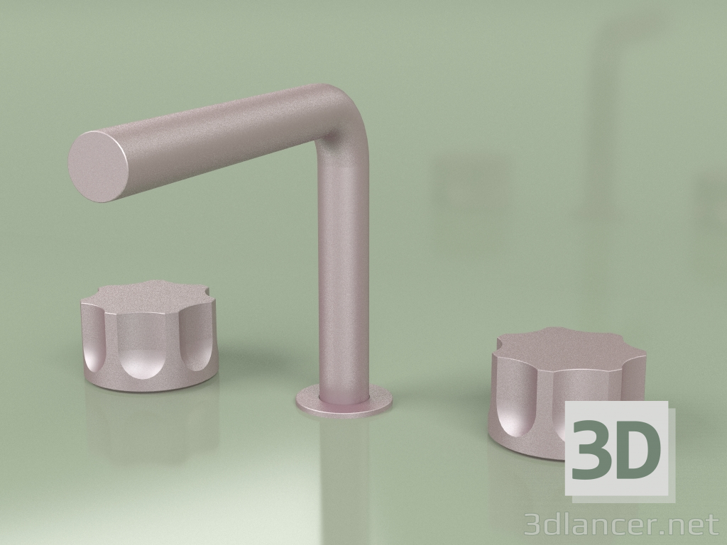 3d model Three-hole mixer with swivel spout (17 31 V, OR) - preview