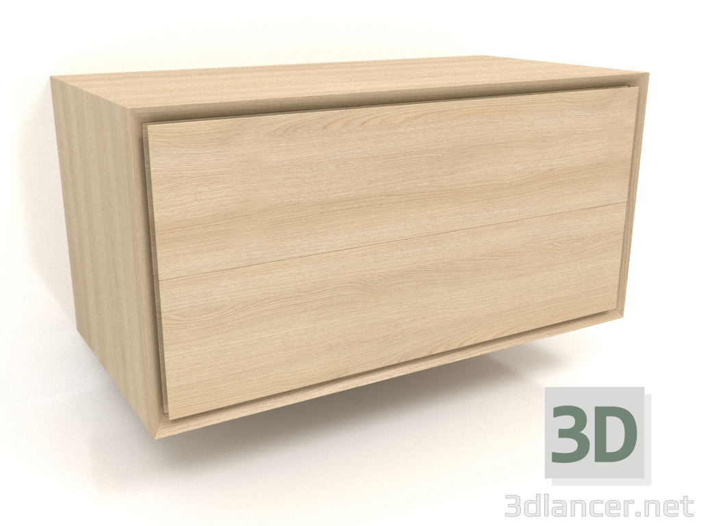 Modelo 3d Armário TM 011 (800x400x400, madeira branca) - preview