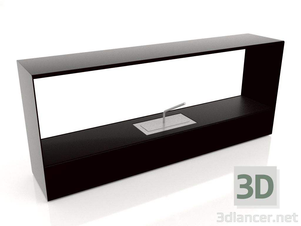 3d model Quemador 3 (negro) - vista previa