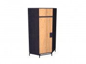 Corner wardrobe with an extension