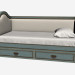 Modelo 3d Cama TWIN, LILY (001,004, a FGG) - preview