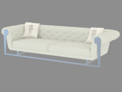 Leder Sofa Classic Straight Chester