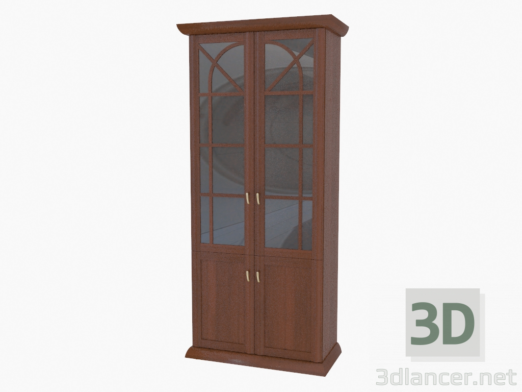 3d model Elemento de la pared de los muebles central (235-34) - vista previa