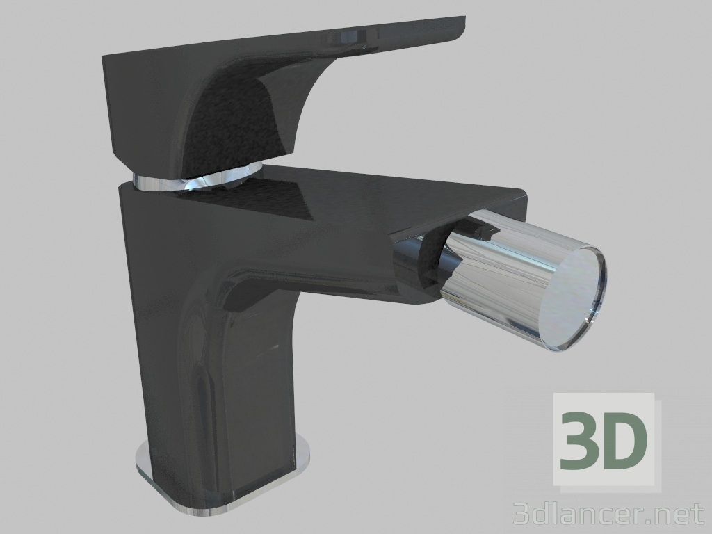 modello 3D Miscelatore per bidet - cromato nero Hiacynt (BQH B310) - anteprima