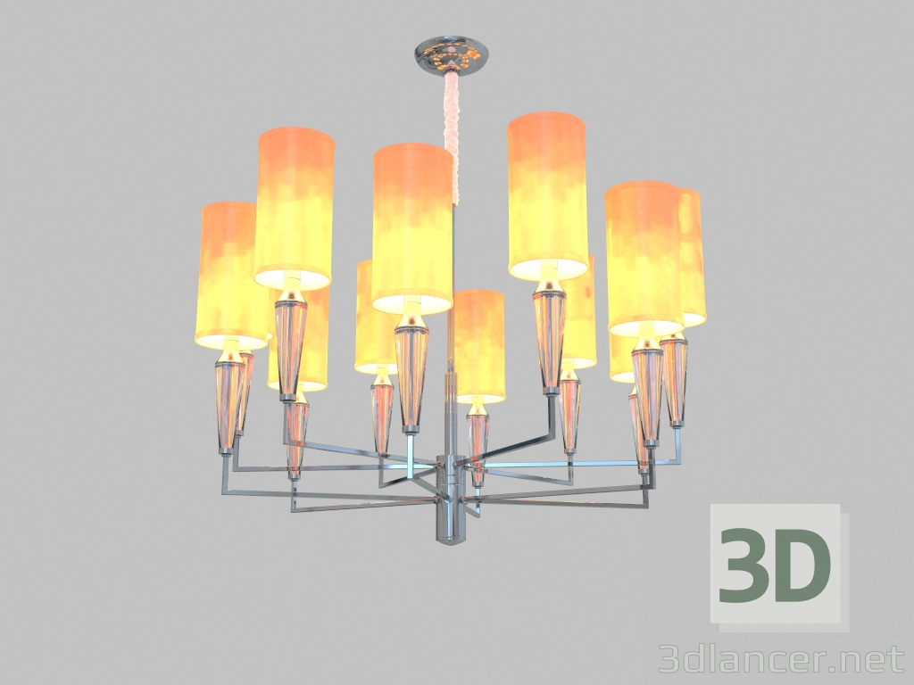 Modelo 3d Lustre (3156 + 6C) - preview