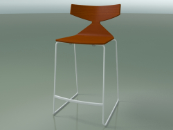 Stackable Bar Stool 3703 (Orange, V12)