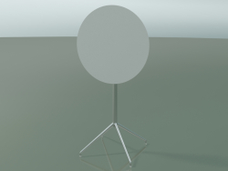 Round table 5751 (H 103.5 - Ø69 cm, folded, White, LU1)
