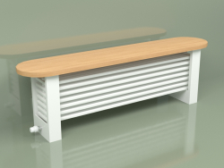 Banc de colonne Delta pour radiateur (H350 1500, RAL - 9016)