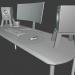 3d Computer desk model buy - render