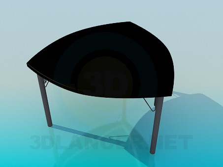 3d model Table triangular - preview